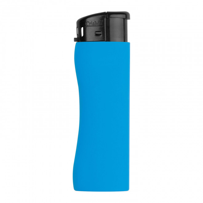 BRIQUET ELECTRONIQUE PERSONNALISABLE 'BAKIRA' - bleu clair