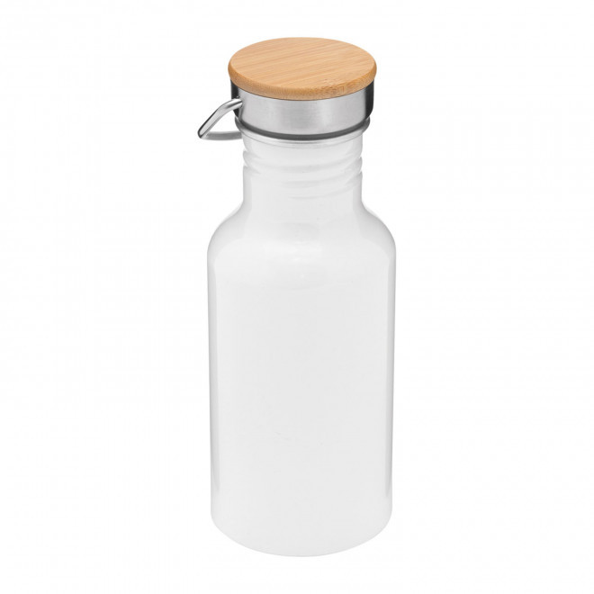 GOURDE ALU 550 ML 'CHEDDY COLOR' - blanc