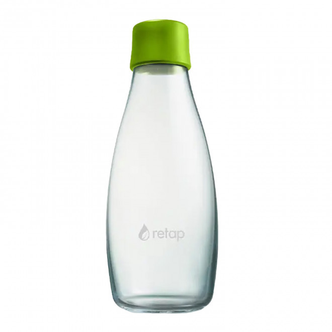 BOUTEILLE VERRE PERSONNALISABLE 500ML 'ORIGINAL 05' - vert forêt