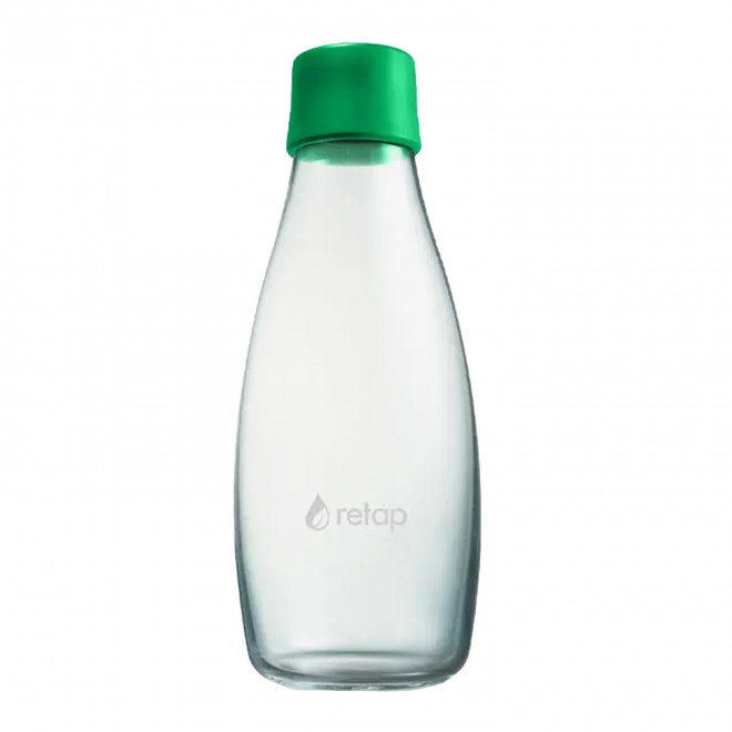 BOUTEILLE VERRE PERSONNALISABLE 500ML 'ORIGINAL 05' - vert