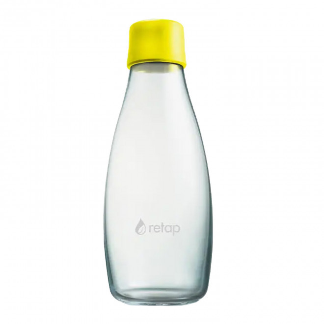 BOUTEILLE VERRE PERSONNALISABLE 500ML 'ORIGINAL 05' - jaune