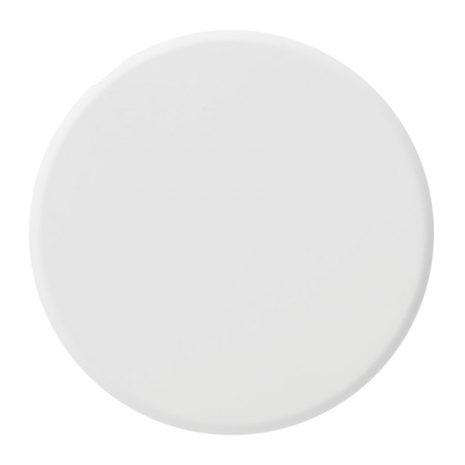 CHARGEUR À INDUCTION PUBLICITAIRE 10W ABS RECYCLÉ 'STREAM ECO' - blanc