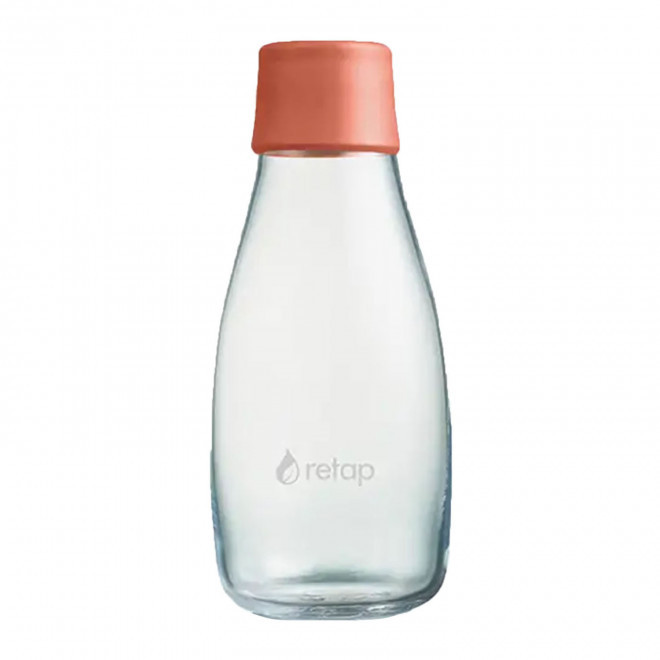 BOUTEILLE VERRE 300ML PERSONNALISABLE 'ORIGINAL 03' - pêche