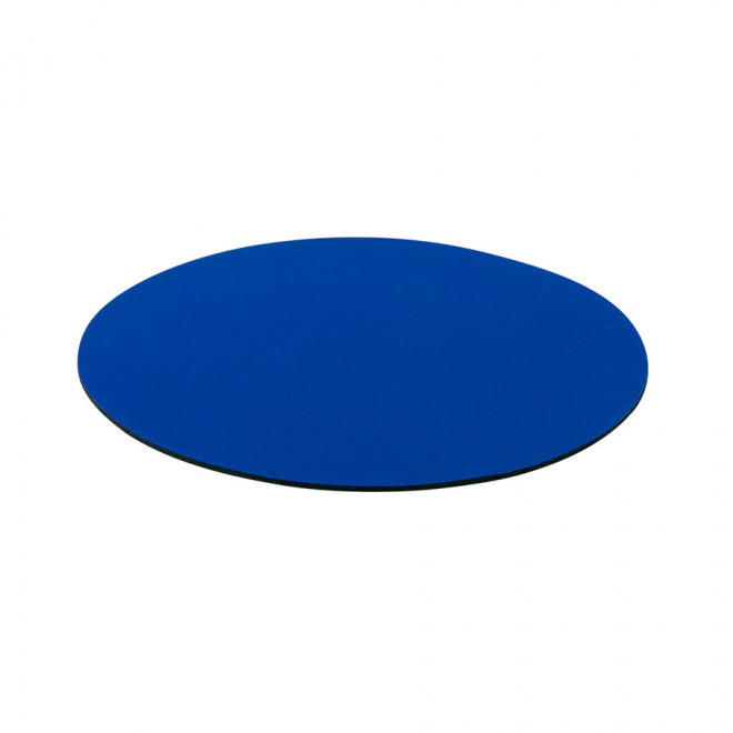 TAPIS DE SOURIS PERSONNALISABLE ROND 'SULIM' - bleu