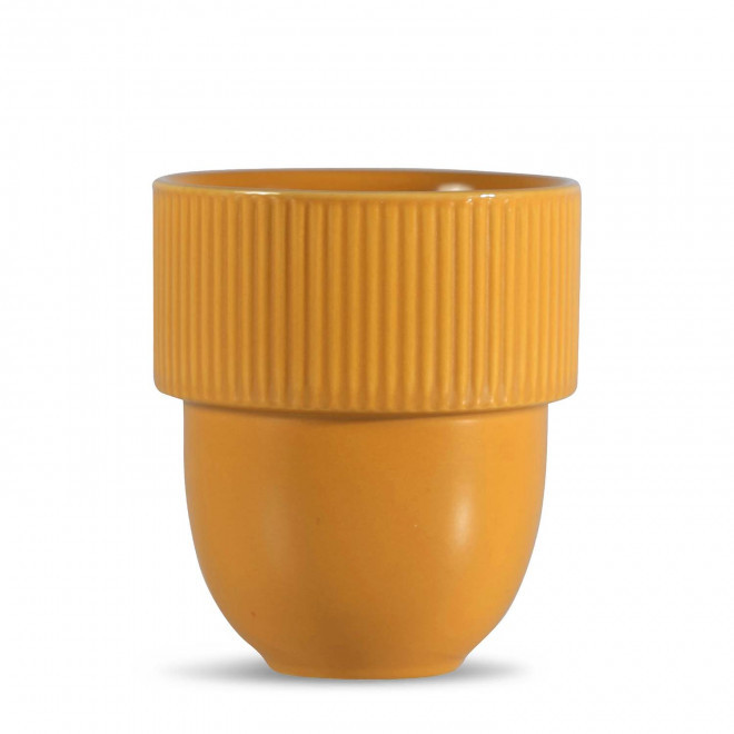 TASSE EMPILABLE 270ML PERSONNALISABLE 'EMPI' - jaune
