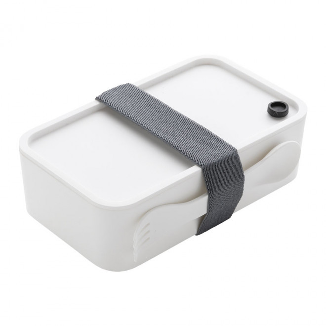 LUNCH BOX PUBLICITAIRE AVEC CUICHETTE 'CURVIE' - blanc