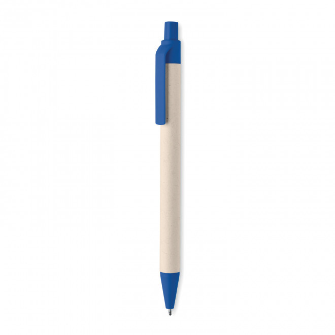 STYLO EN CARTON DE LAIT PERSONNALISABLE 'AMOSIS MILK' - bleu foncé