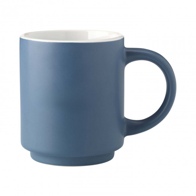MUG CERAMIQUE 180 ML PERSONNALISABLE 'PANOLA' - bleu