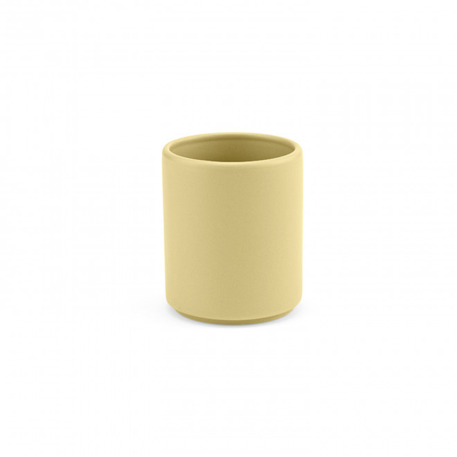 MUG CERAMIQUE 75 ML PERSONNALISABLE 'CAFLO' - jaune_pastel