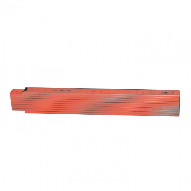 METRE PLIABLE PERSONNALISABLE 'MINESURA COLOR' 2M - orange foncé