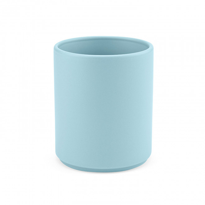 MUG CERAMIQUE 250 ML PERSONNALISABLE 'CAFLO' - bleu pastel