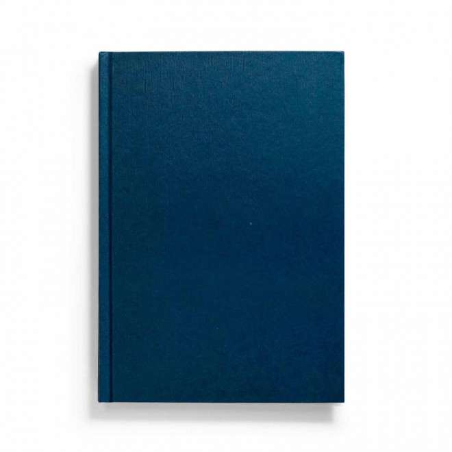 CARNET COUVERTURE RIGIDE PERSONNALISABLE 'FRENCHIE'  - bleu marine