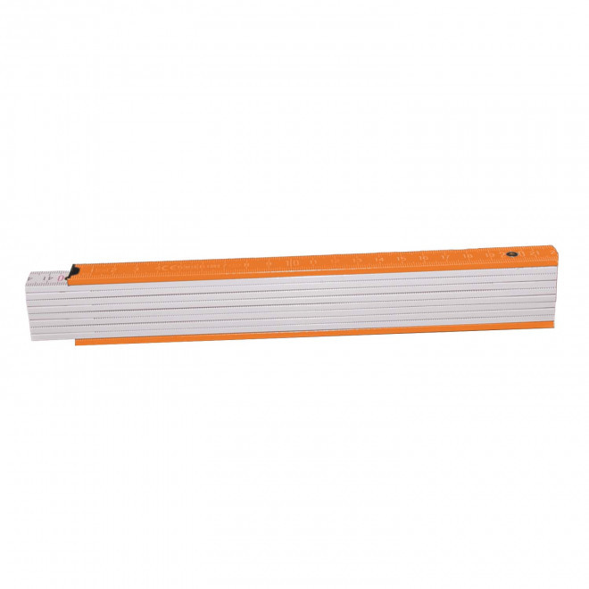 METRE PLIABLE PERSONNALISABLE 'MINESURA BI COLOR' - orange