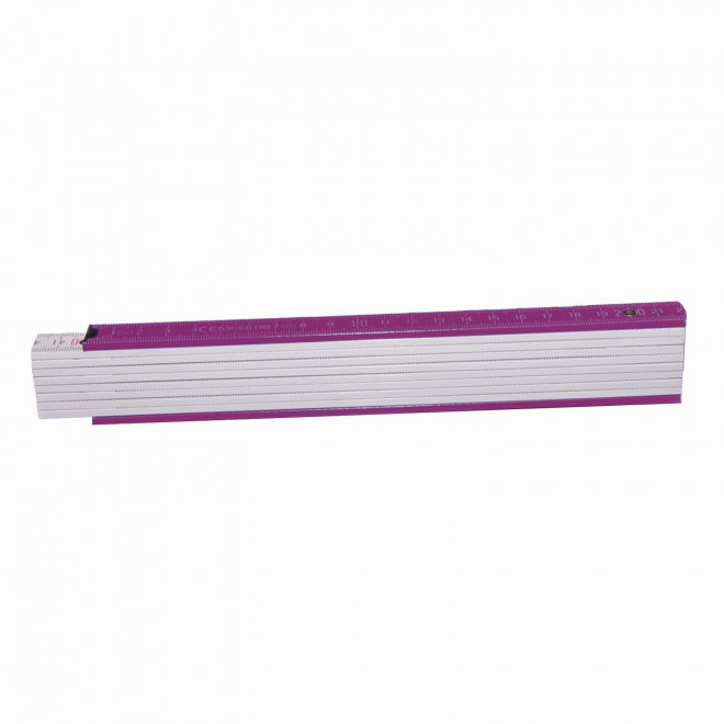 METRE PLIABLE PERSONNALISABLE 'MINESURA BI COLOR' - violet