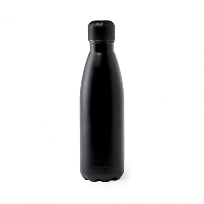 BOUTEILLE PUBLICITAIRE À FINITION MATE 790ML 'BROUDO' - noir