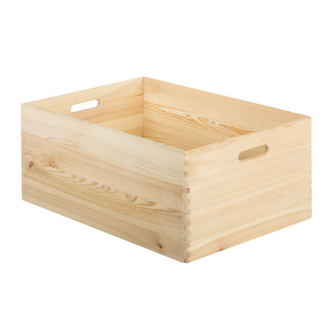 CAISSE EN BOIS PERSONNALISÉE 'KATAKO' - 60x40x23 cm