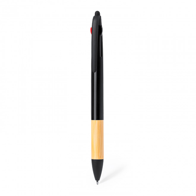 STYLO STYLET 3 COULEURS 'MAYALL BAMBOU' - noir