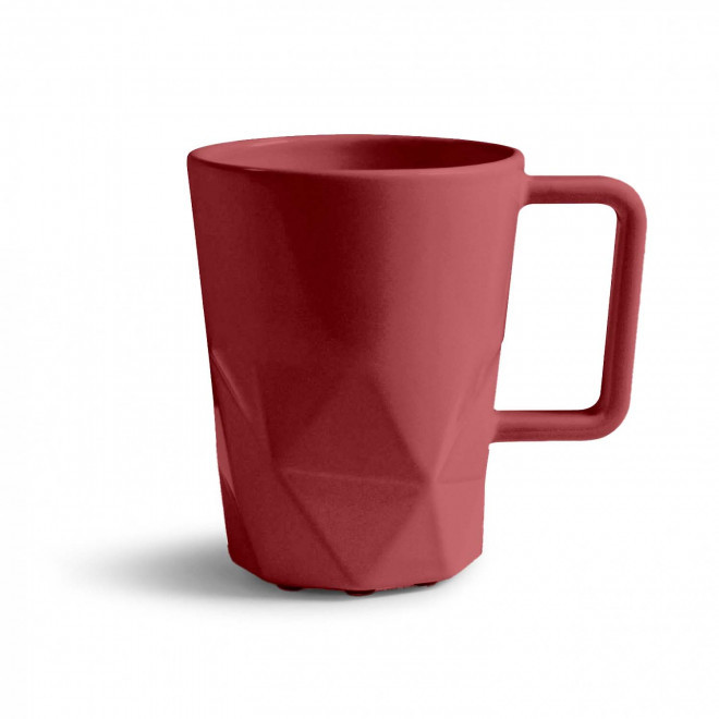 MUG CERAMIQUE PERSONNALISABLE EUROPE 320 ML 'CELESTA' - bordeaux