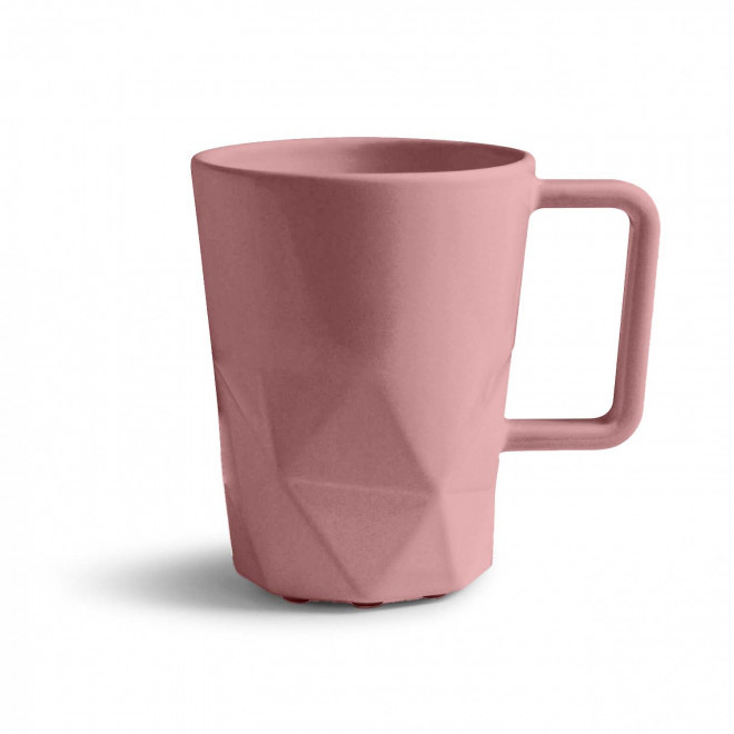 MUG CERAMIQUE PERSONNALISABLE EUROPE 320 ML 'CELESTA' - rose mat