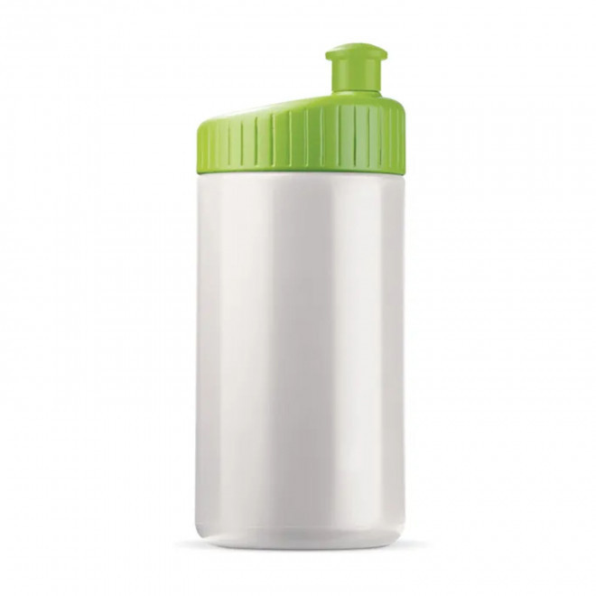 GOURDE DE SPORT PUBLICITAIRE 500ML TRANSLUCIDE 'TRAIL' - vert clair
