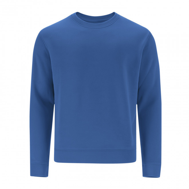 SWEAT-SHIRT MIXTE COL ROND PERSONNALISABLE 'MORALIE 2.0' - bleu royal