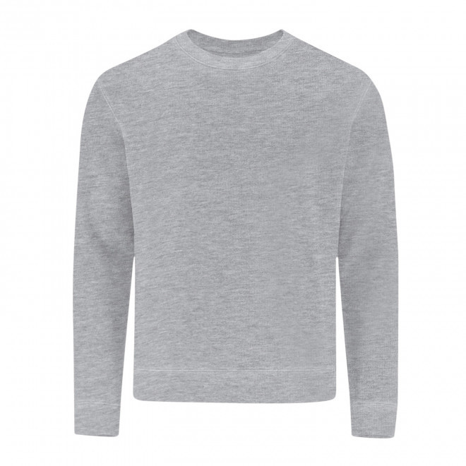 SWEAT-SHIRT MIXTE COL ROND PERSONNALISABLE 'MORALIE 2.0' - gris