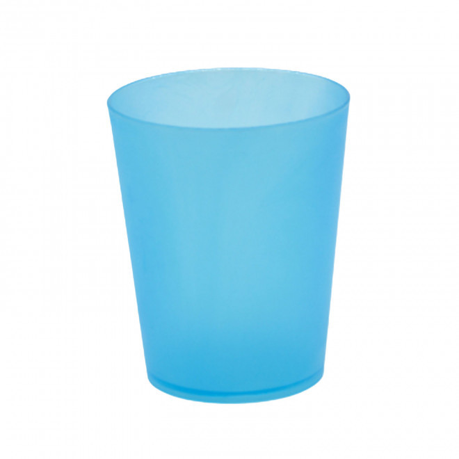 GOBELET REUTILISABLE PERSONNALISABLE 15 CL 'CUP' - bleu