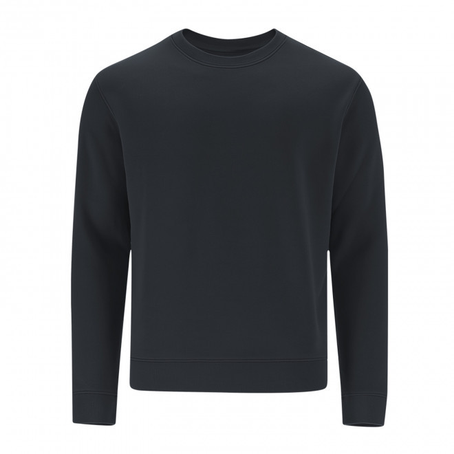 SWEAT-SHIRT MIXTE COL ROND PERSONNALISABLE 'MORALIE 2.0' - marine foncé
