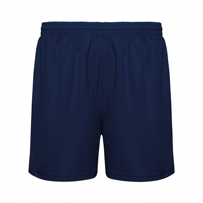 SHORT DE SPORT ENFANT PERSONNALISABLE 'PLAYER' - bleu marine
