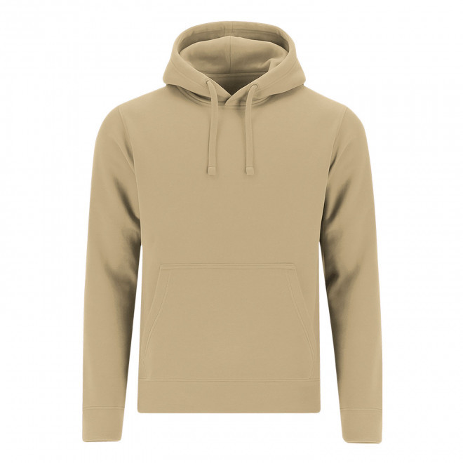 SWEAT-SHIRT MIXTE CAPUCHE PERSONNALISABLE 'MORALIE 2.0' - beige