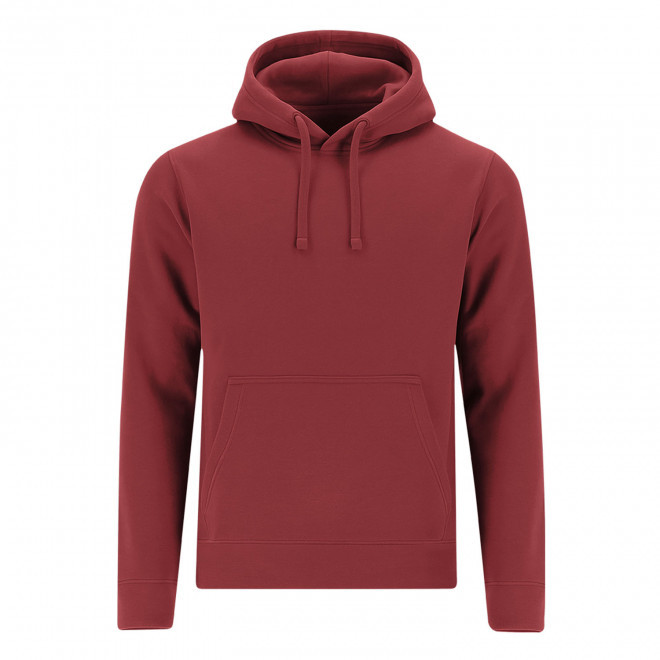 SWEAT-SHIRT MIXTE CAPUCHE PERSONNALISABLE 'MORALIE 2.0' - bordeaux
