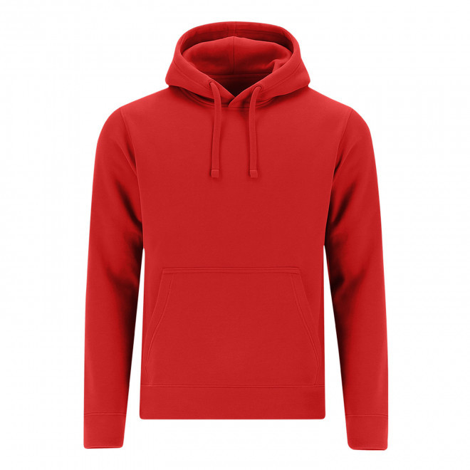 SWEAT-SHIRT MIXTE CAPUCHE PERSONNALISABLE 'MORALIE 2.0' - rouge