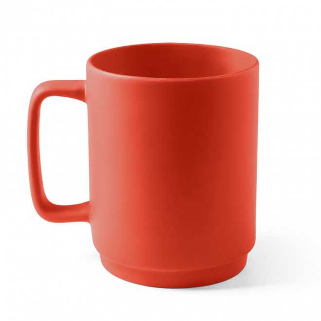 MUG EN CERAMIQUE PERSONNALISE 330 ML 'PANOLI' - rouge