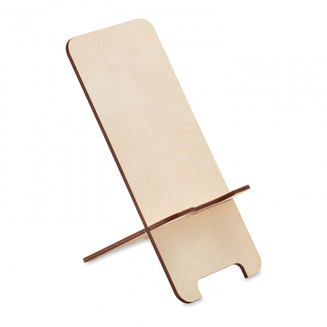 SUPPORT DE TELEPHONE PERSONNALISABLE 'RAPHO' - bois clair