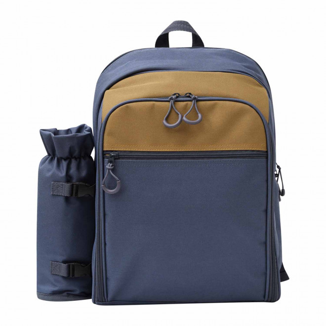 SAC A DOS PIQUE-NIQUE PERSONNALISE 'AMOPIK' - bleu