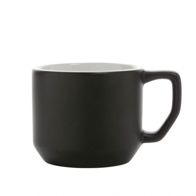 MUG PERSONNALISÉ EN CÉRAMIQUE 'HIELO' - noir/blanc