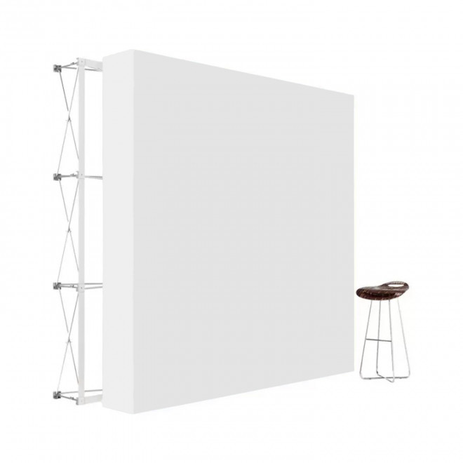 STAND PARAPLUIE PERSONNALISÉ 'VELCRO' - 3 x 2,3 mètres