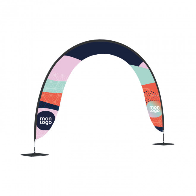 ARCHE D'ENTRÉE PERSONNALISABLE 'HELLO' - quadrichromie