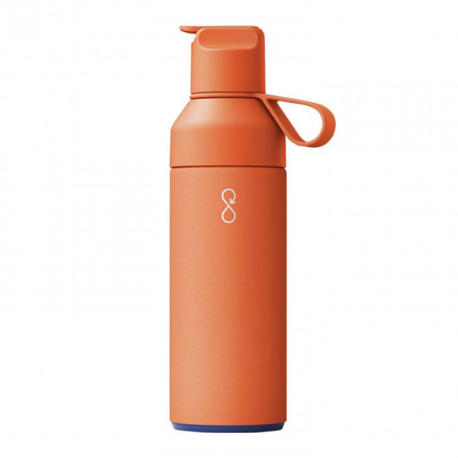 BOUTEILLE ISOTHERME 500 ML PERSONNALISABLE 'OCEAN GO' - orange