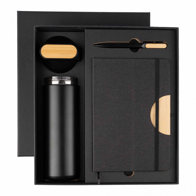 COFFRET CADEAU PERSONNALISABLE 'KIRTA' - noir