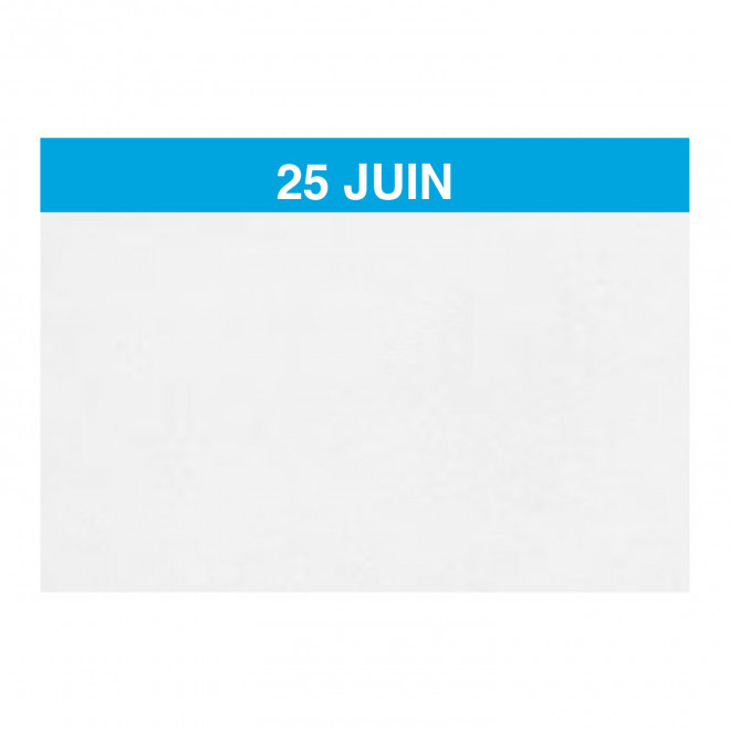 CALENDRIER EPHEMERIDE PERSONNALISE 'LUNA' - bleu