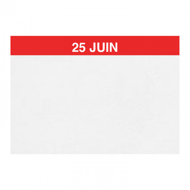 CALENDRIER EPHEMERIDE PERSONNALISE 'LUNA' - rouge