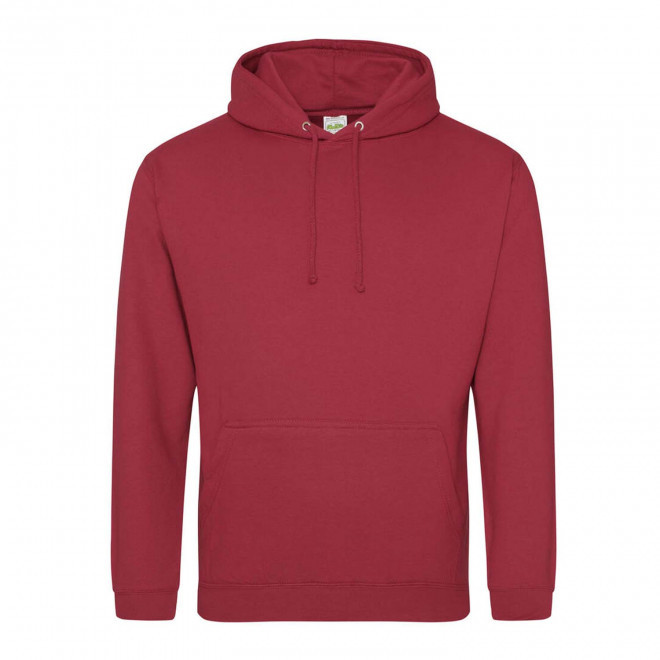 SWEAT-SHIRT PERSONNALISÉ À CAPUCHE MIXTE 'HOODIE' - brick red