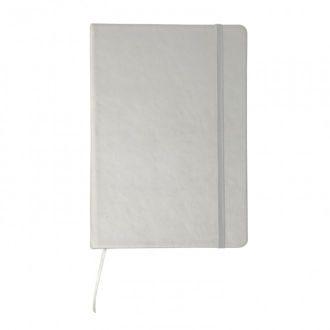 CARNET A5 PERSONNALISABLE 'TOMASA' - argenté