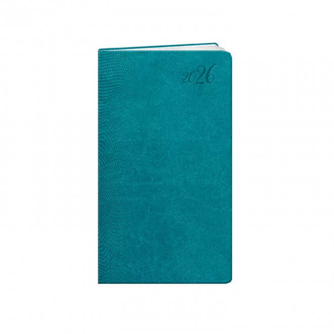 AGENDA PERSONNALISÉ 2026 PERSONNALISABLE 'PHARO' - bleu canard