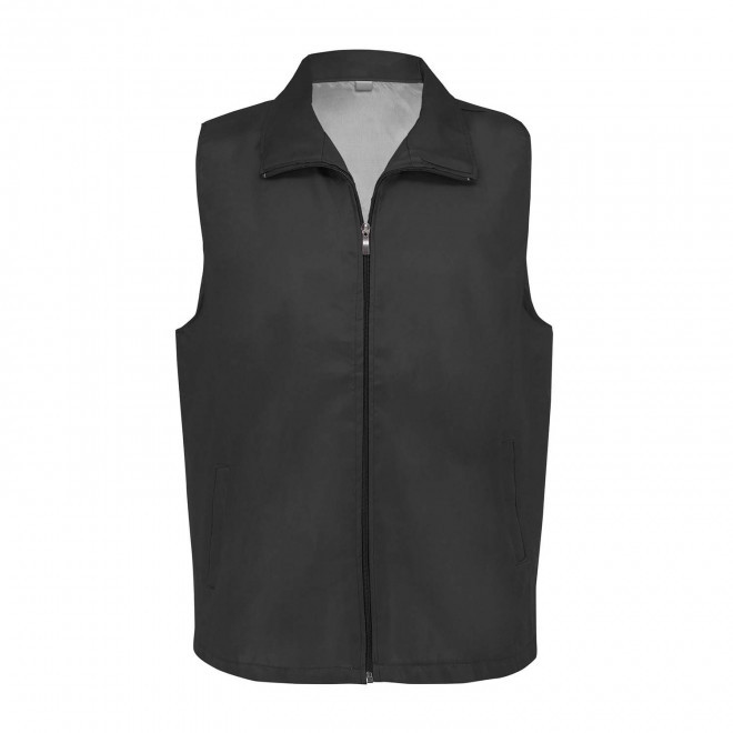 GILET TRAVAIL MIXTE PERSONNALISE 'GILTA' - noir