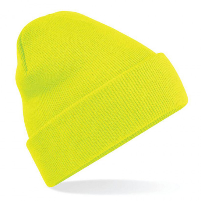 BONNET PERSONNALISÉ AVEC RABAT 'CAPELINO' - jaune fluo