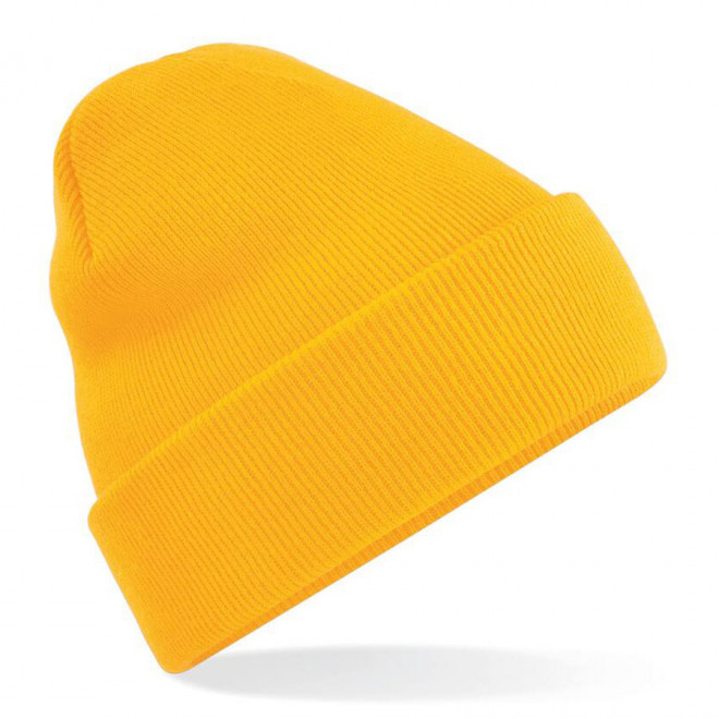 BONNET PERSONNALISÉ AVEC RABAT 'CAPELINO' - jaune gold