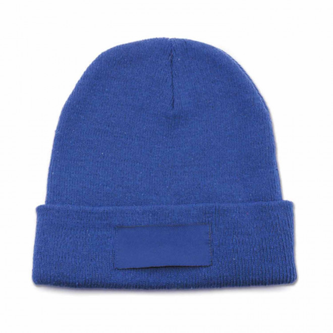 BONNET POLYESTER AVEC ETIQUETTE PERSONNALISABLE 'PENZO' - bleu