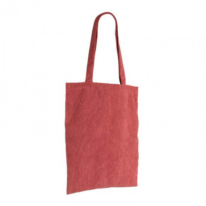 SAC EN VELOURS COTELE 240 GM PERSONNALISABLE 'MAESTRAX' - rouge